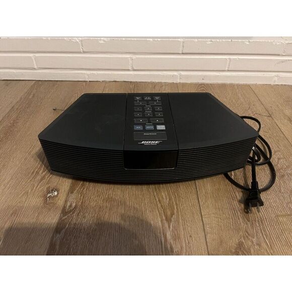 BOSE AWR1G1 Wave Radio AM FM AUX Black Tested and Working No Remote - Picture 1 of 5